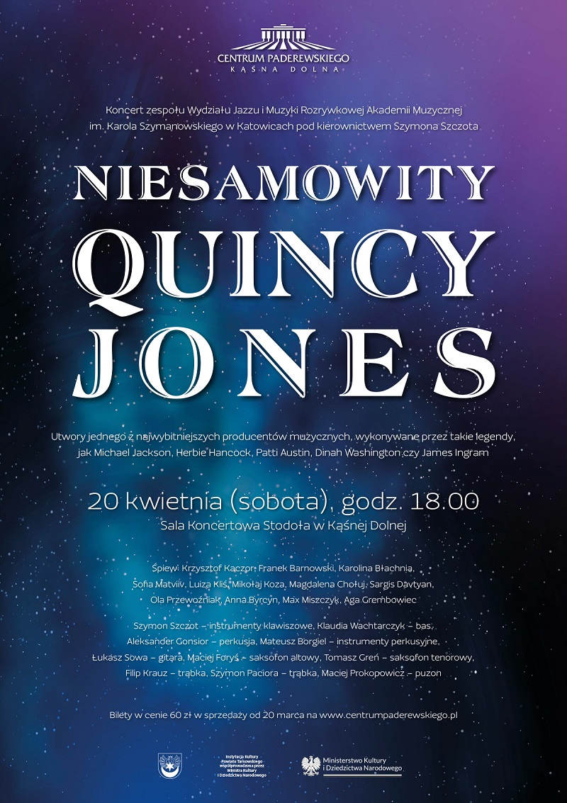 Kąśna Niesamowity Quincy Jones afisz 800