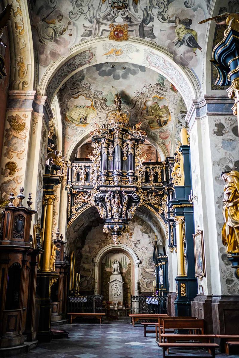 Leżajsk organy Kaplica Matki Bożej