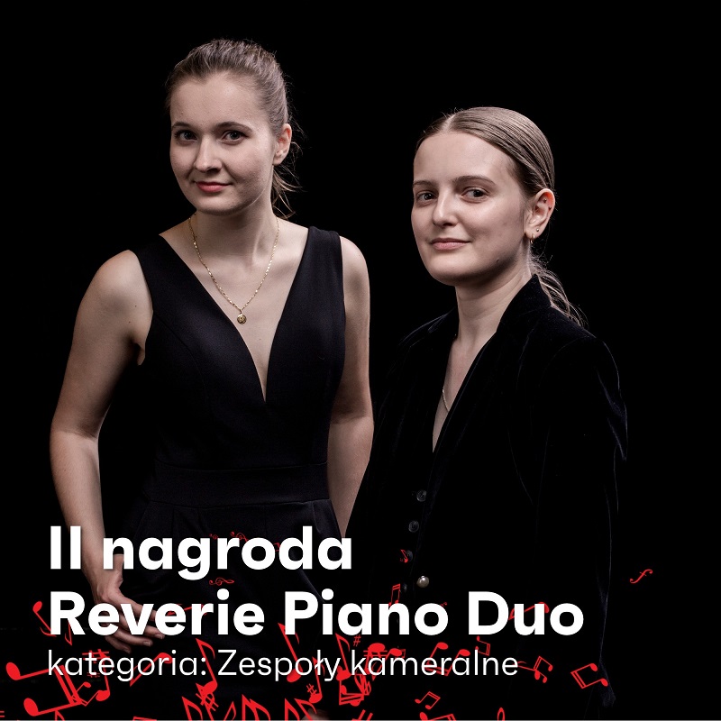MKMP Laureaci Zespoły kameralne Reverie Piano Duo Lauretki II nagrody fot. Wojciech Grzędziński 800