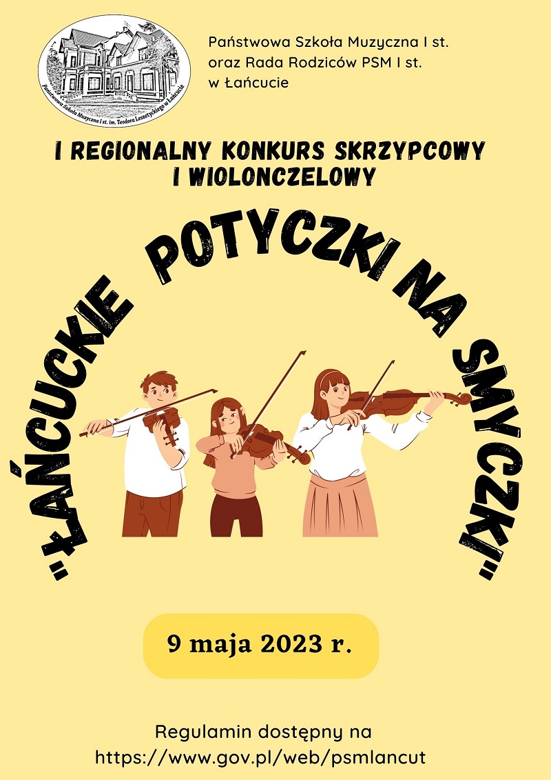 PSM Łańcut Regionalny Konkurs skrzypcowy i wiolonczelowy 800