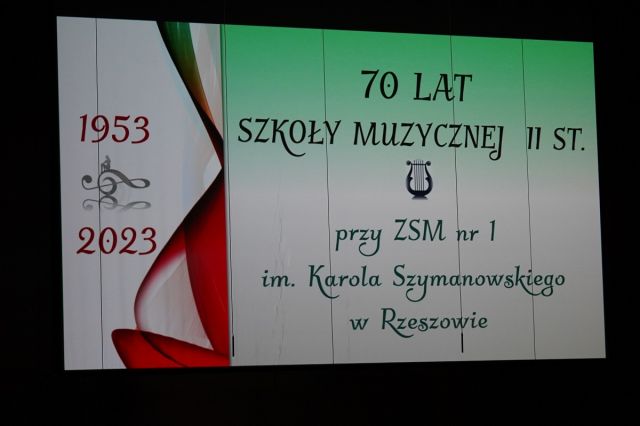 Jubileusz 70-lecia Średniej Szkoły Muzycznej w Rzeszowie – wspomnień czas