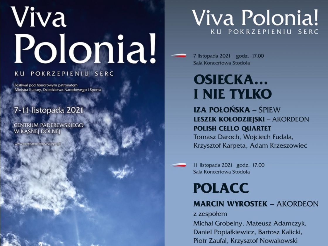 Festiwal Viva Polonia! Ku pokrzepieniu serc 2021 - relacja