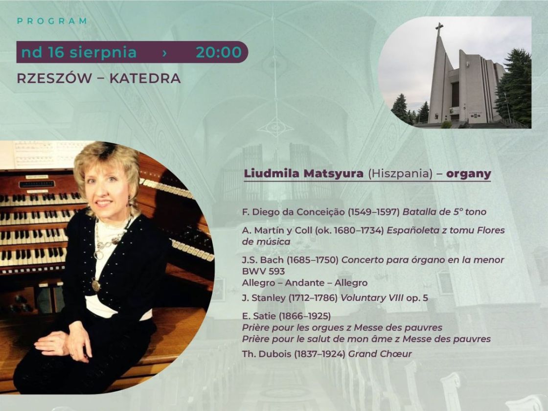 36, Podkarpacki Festiwal Organowy - koncert finałowy