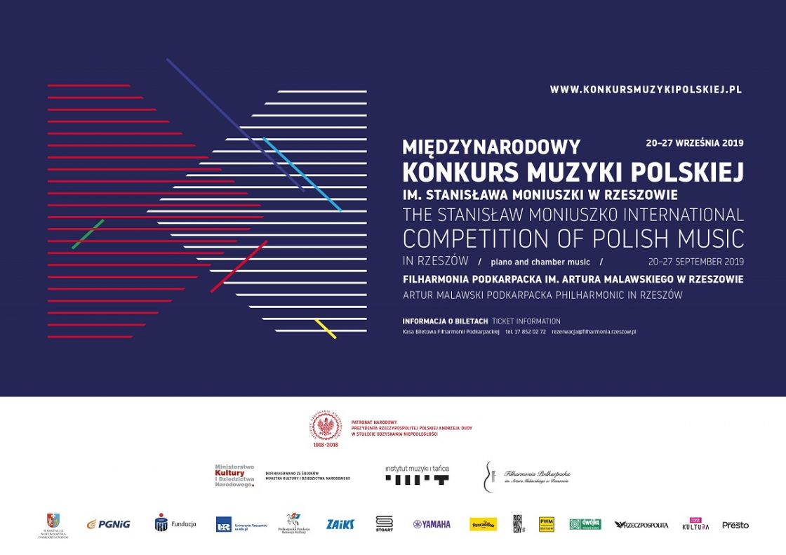 Międzynarodowy Konkurs Muzyki Polskiej im. S. Moniuszki w Rzeszowie - wyniki I etapu - pianiści