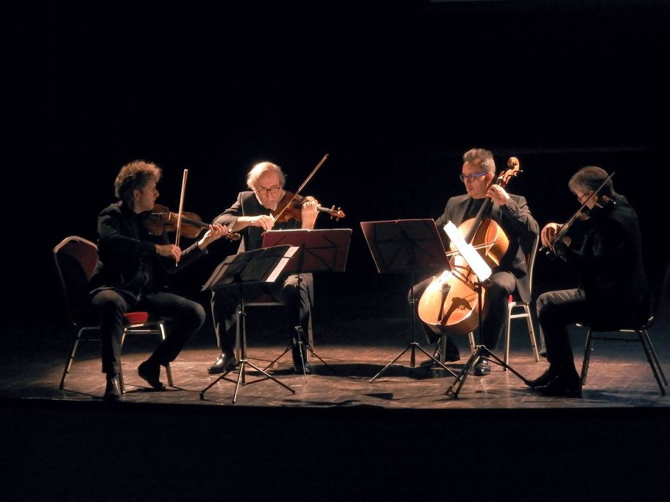 Kwartet Śląski podczas koncertu w Przemyślu