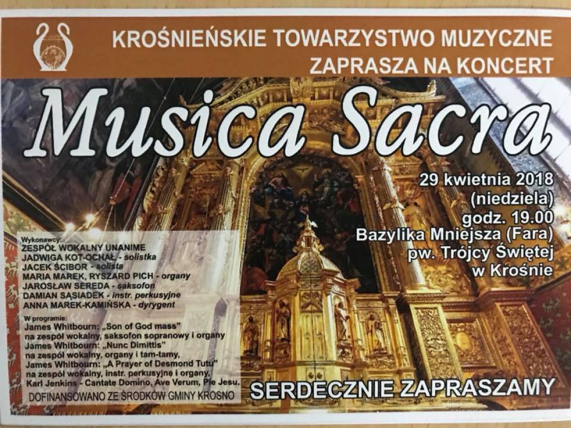 KROŚNIEŃSKIE TOWARZYSTWO MUZYCZNE ZAPRASZA