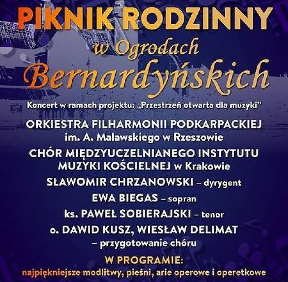 PIKNIK RODZINNY W OGRODACH BERNARDYŃSKICH