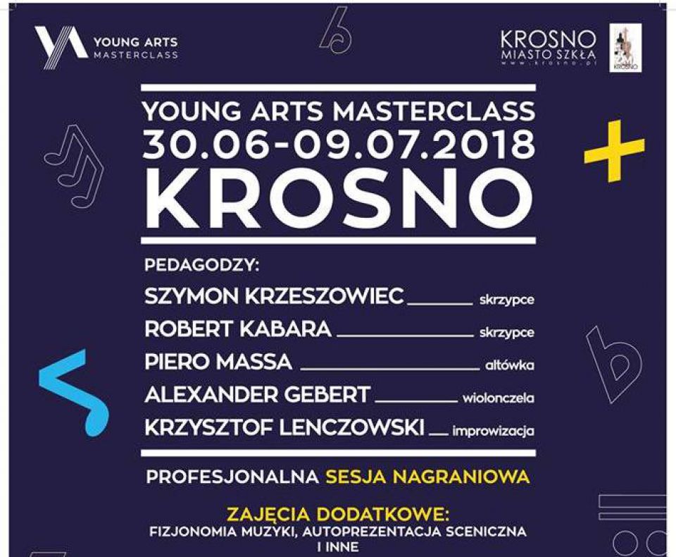 YOUNG ARTS MASTERCLASS - Krosno