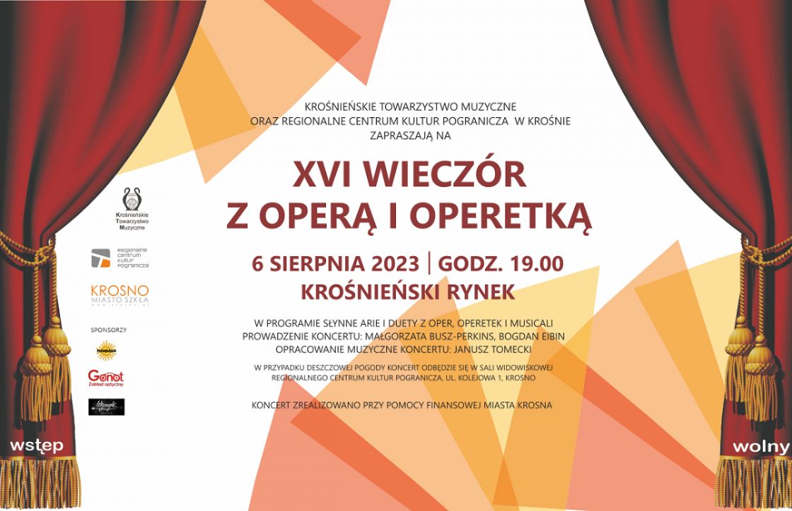 XVI WIECZÓR Z OPERĄ I OPERETKĄ W KROŚNIE