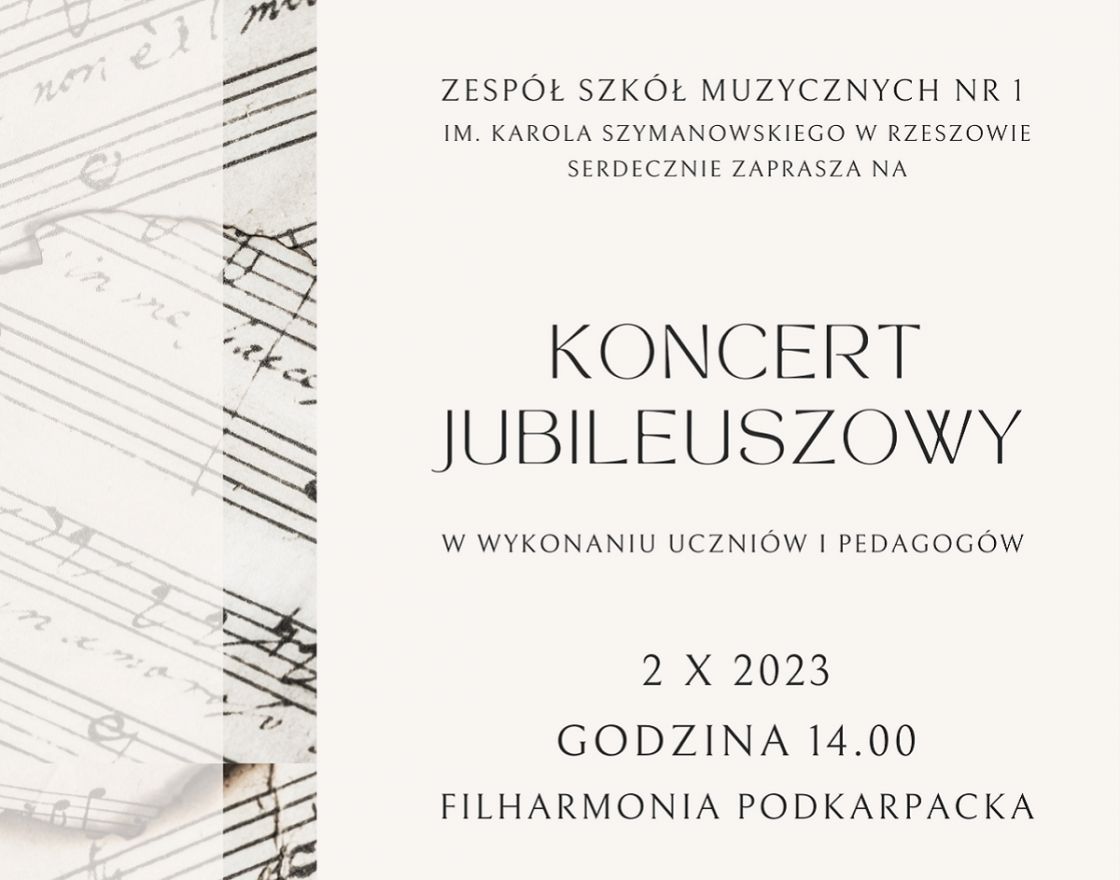Państwowa Szkoła Muzyczna II stopnia w Rzeszowie kończy właśnie 70 lat.