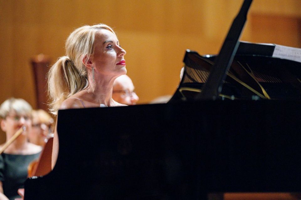 Beata Bilińska podczas IV Koncertu Jubileuszowego w Filharmonii Podkarpackiej