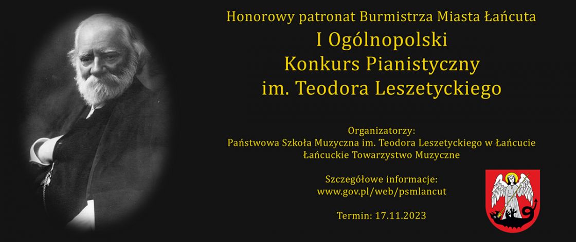 I Ogólnopolski Konkurs Pianistyczny im. Teodora Leszetyckiego w Łańcucie przeszedł do historii