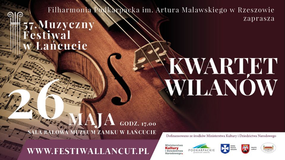 Kwartet Wilanów na Festiwalu w Łańcucie