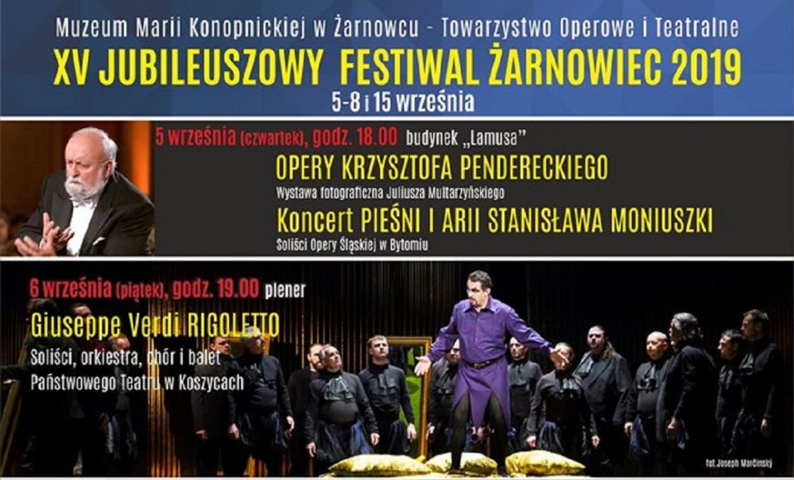 Program XV Jubileuszowego Festiwalu w Żarnowcu