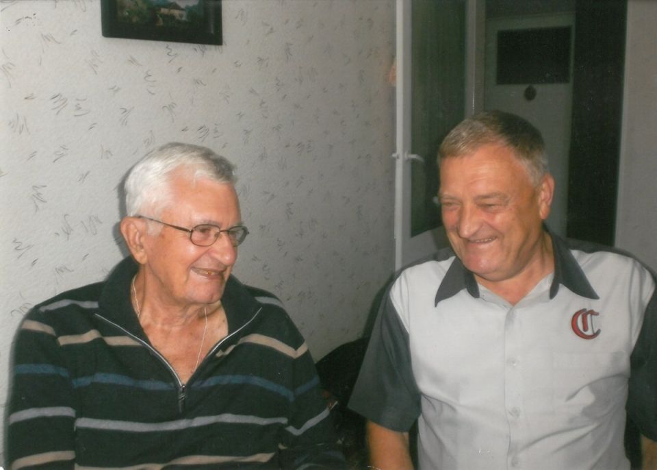 od lewej: Kazimierz Wolan i Andrzej Szypuła, Bytom 17 czerwca 2014 roku.