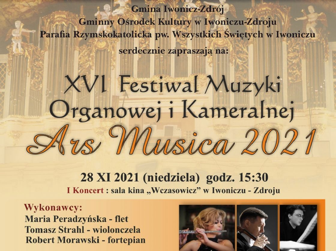 Rozpoczyna się XVI Festiwal Muzyki Organowej i Kameralnej &quot;Ars Musica 2021&quot;