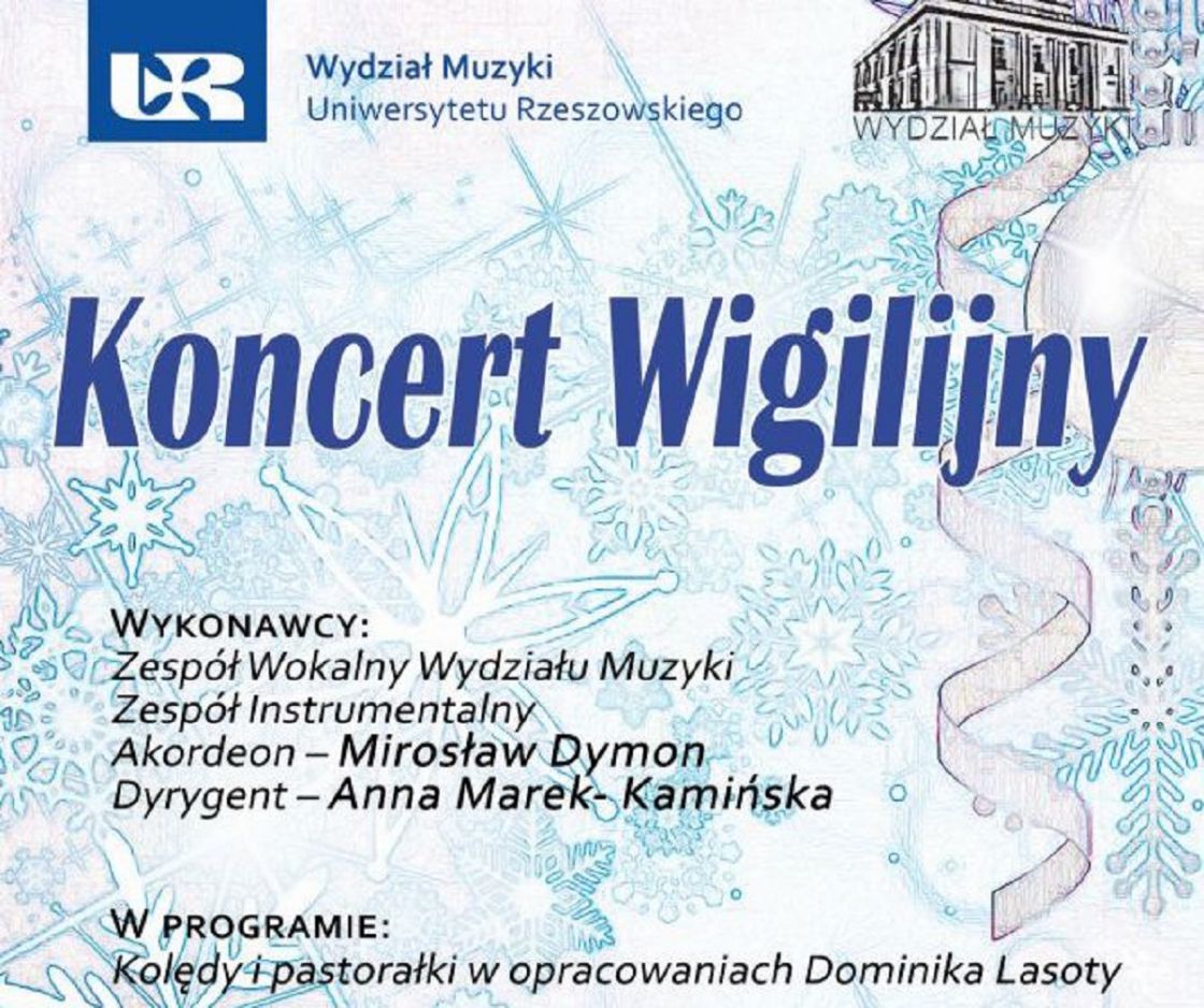 Wydział Muzyki UR - Koncert Wigilijny