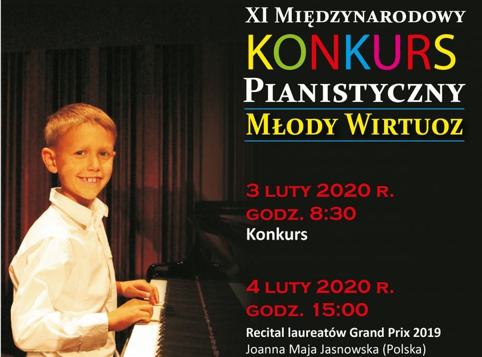 Zakończenie XI Międzynarodowego Konkursu Pianistycznego  MŁODY WIRTUOZ 2020