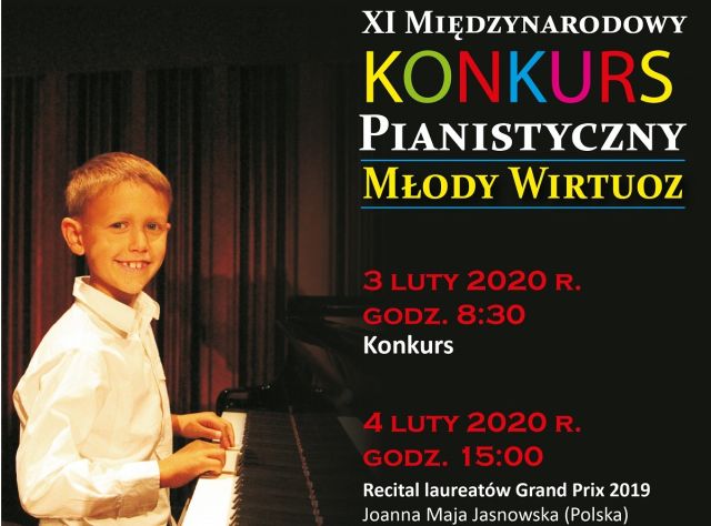 Zakończenie XI Międzynarodowego Konkursu Pianistycznego MŁODY WIRTUOZ 2020