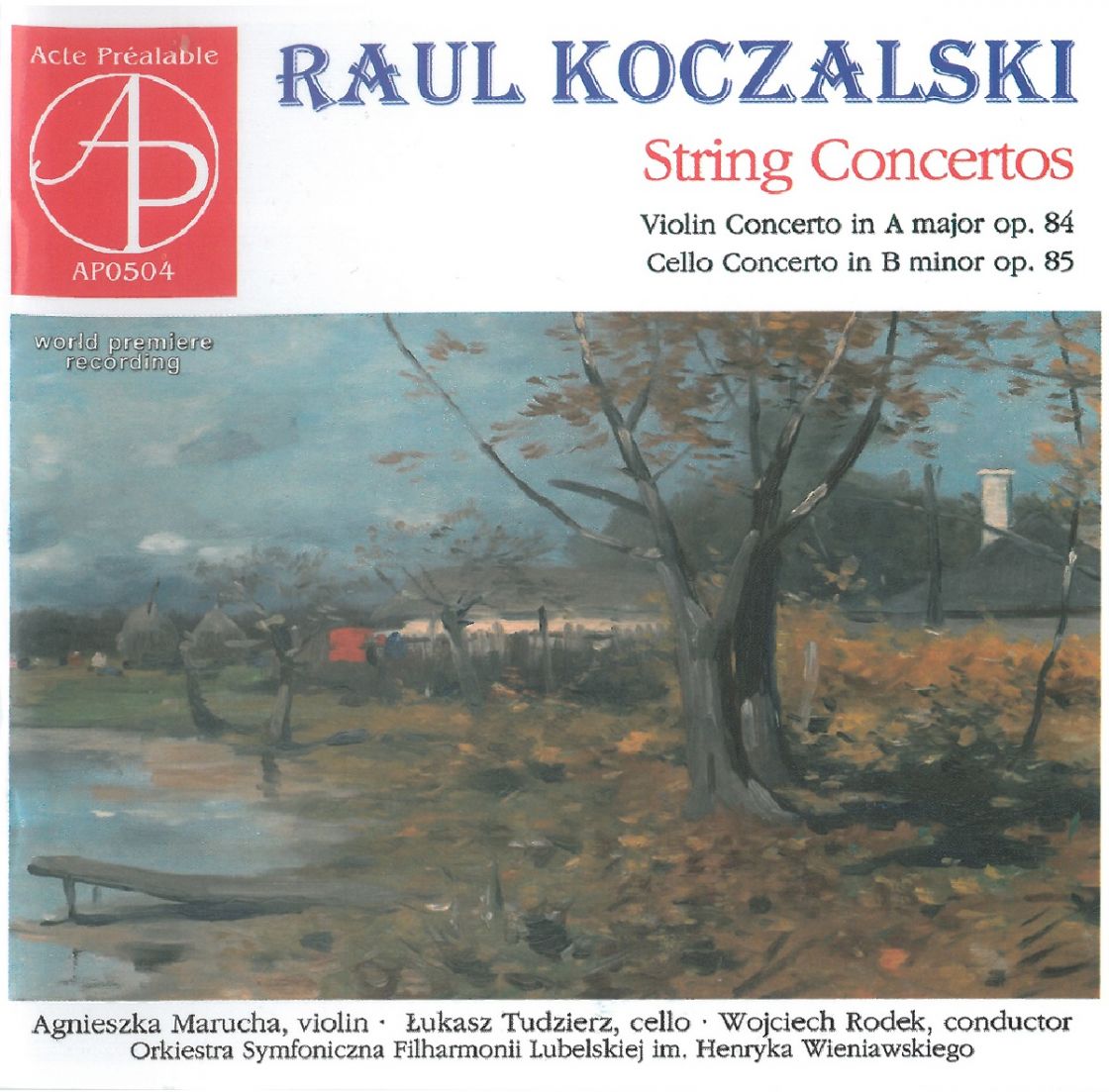Raul Koczalski - String Concertos