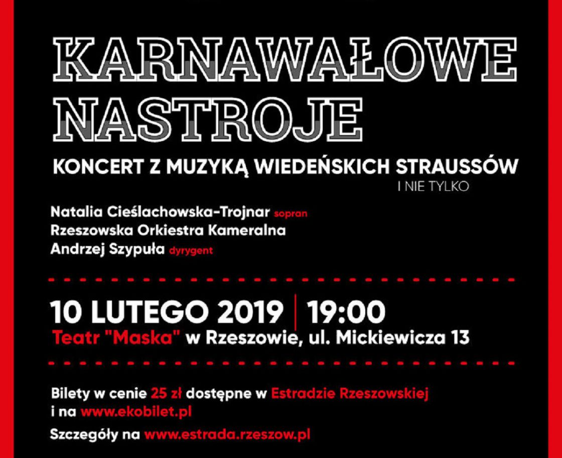 „Karnawałowe nastroje” - koncert z muzyką wiedeńskich Straussów i nie tylko