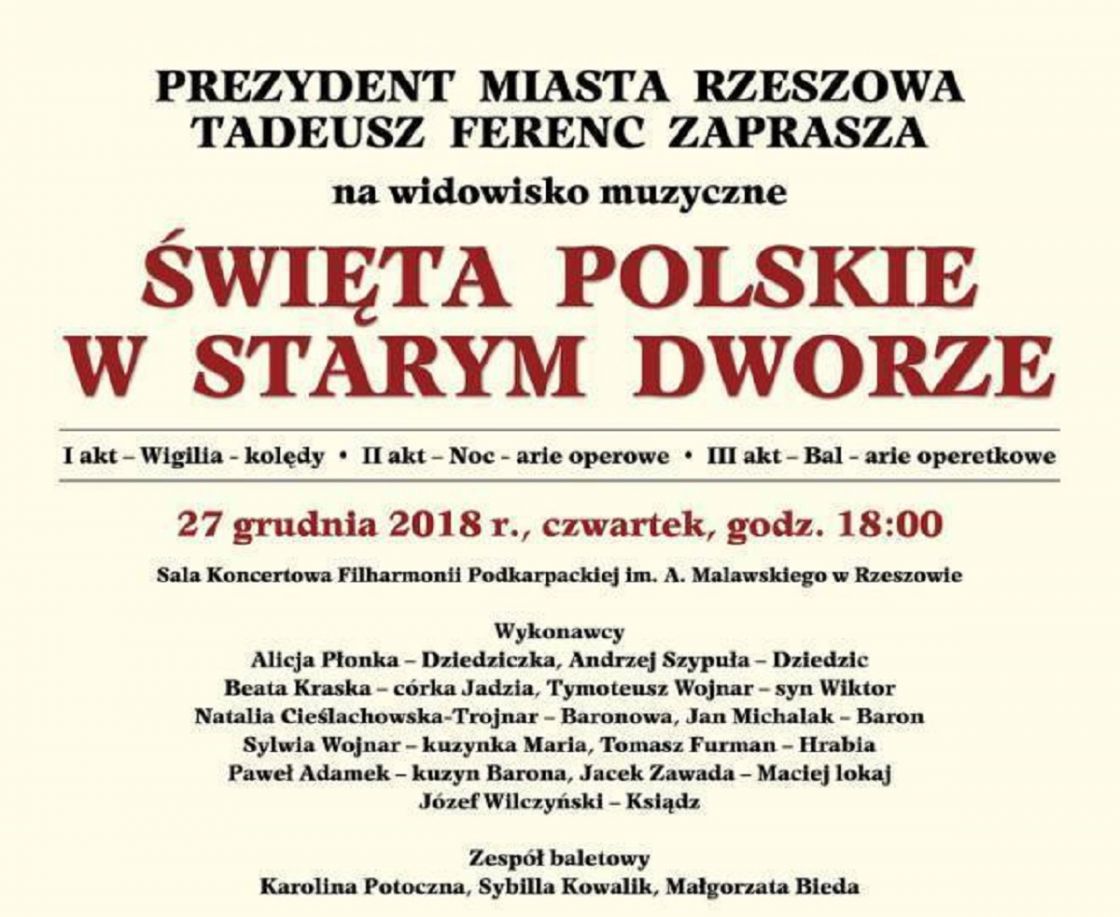 "Święta polskie w starym dworze"