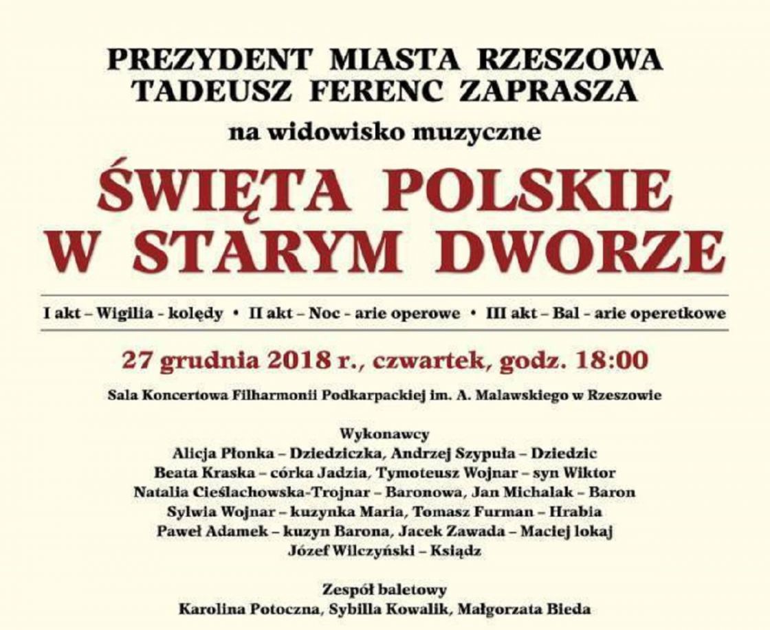 &quot;Święta polskie w starym dworze&quot;