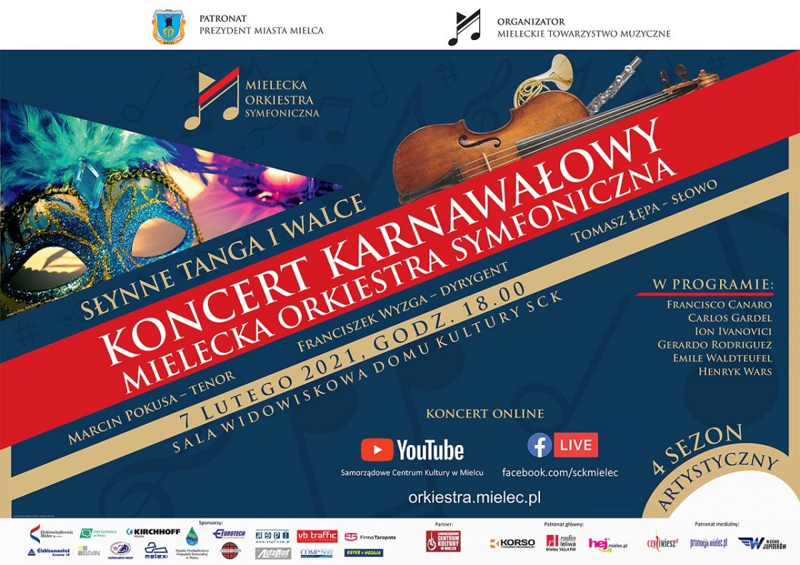 Koncert karnawałowy Mieleckiej Orkiestry Symfonicznej