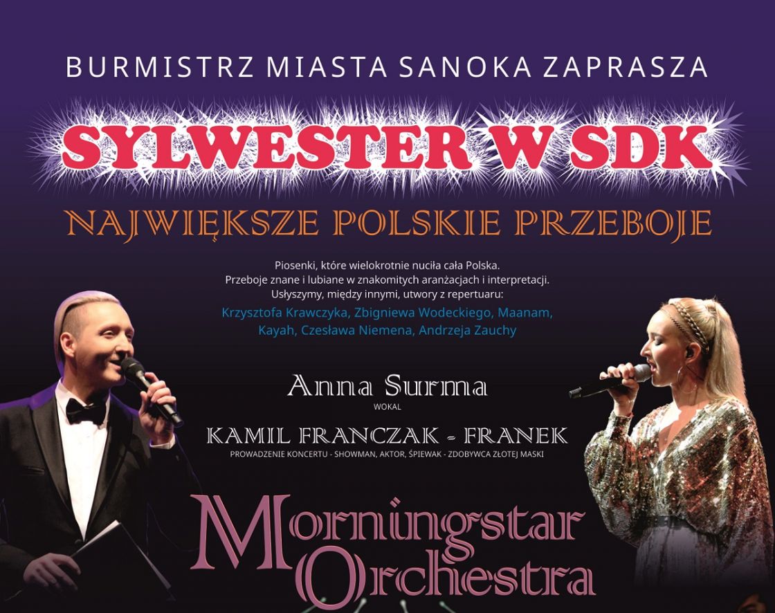 KONCERT SYLWESTROWY - Największe Polskie Przeboje