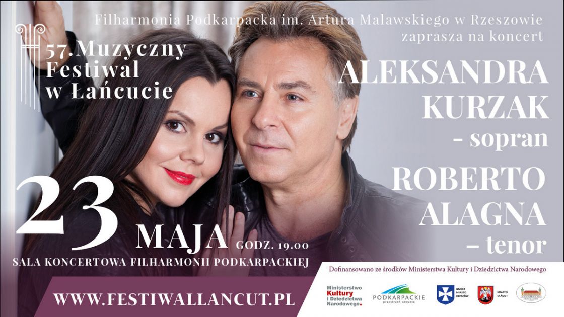 Aleksandra Kurzak i Roberto Alagna wystąpią w Filharmonii Podkarpackiej