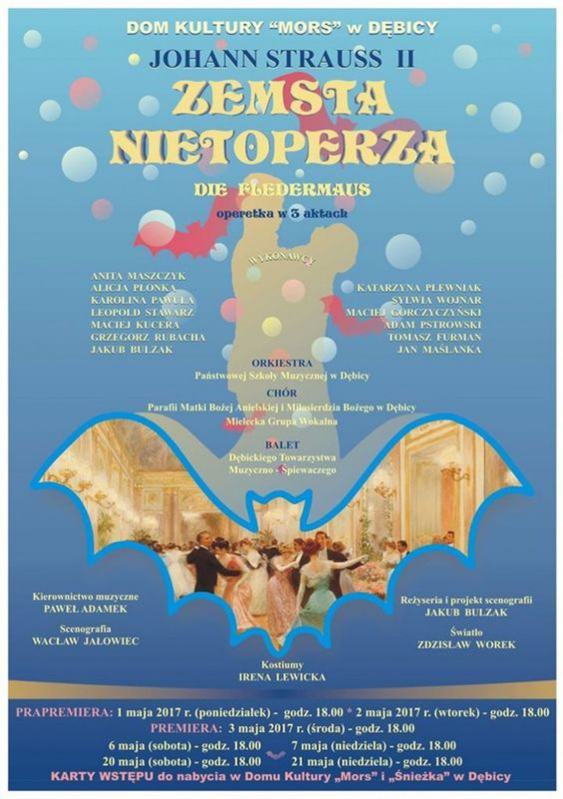 W Dębicy "Zemsta nietoperza" na 3 Maja
