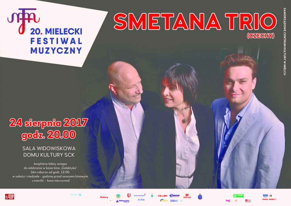 Smetana Trio na 20. Mieleckim Festiwalu Muzycznym