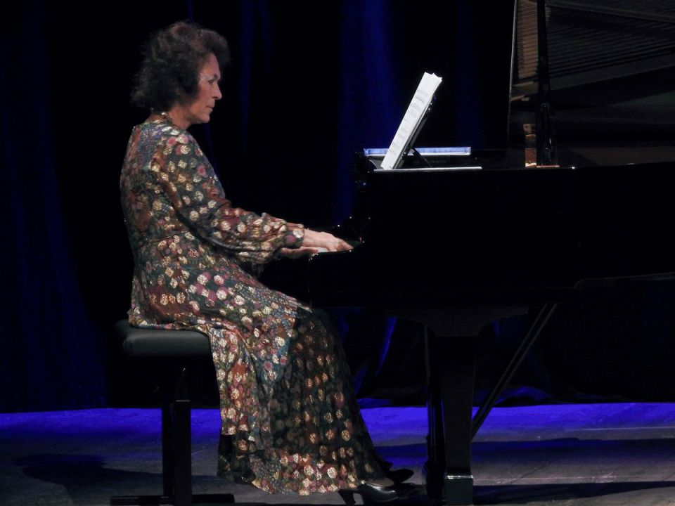 Joanna Niederdorfer - fortepian podczas koncertu w Zamku Kazimierzowskim w Przemyślu