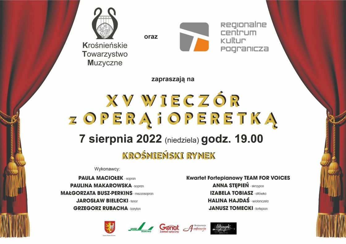 XV WIECZÓR Z OPERĄ I OPERETKĄ