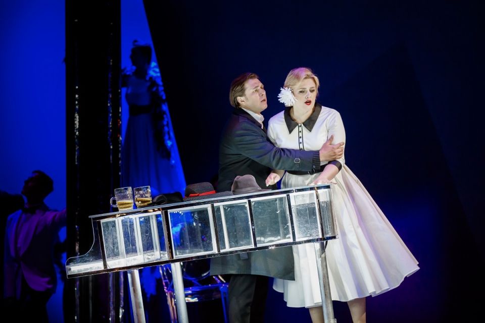 Iwona Sobotka (Magda) i Andrzej Lampert (Ruggero)