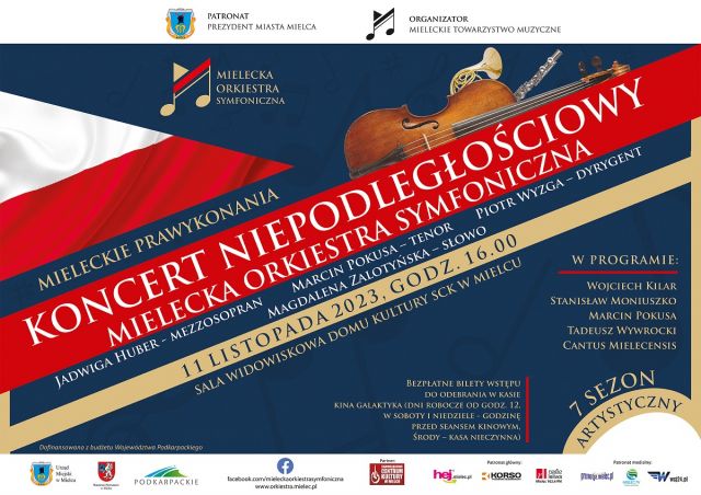 Koncert Niepodległościowy Mieleckiej Orkiestry Symfonicznej