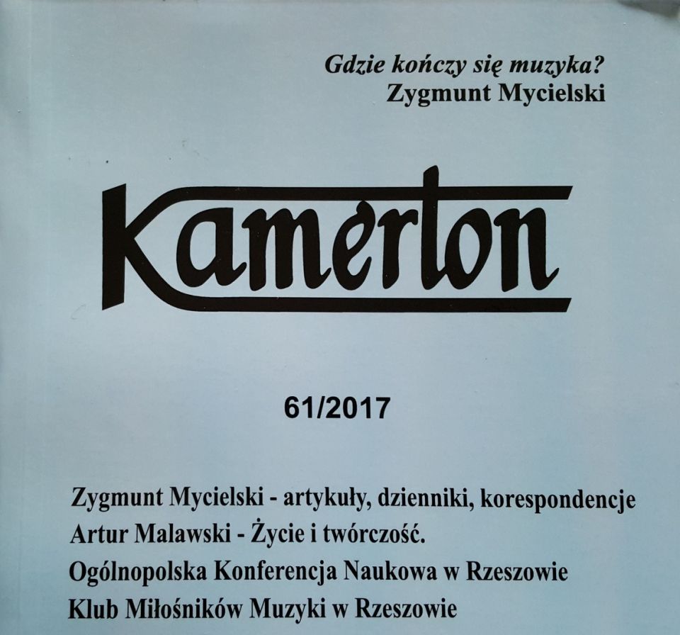 KAMERTON - zapraszamy do lektury