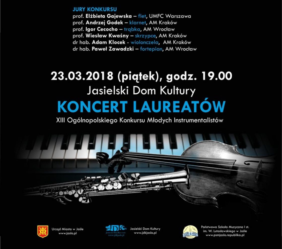 Koncert laureatów Ogólnopolskiego Konkursu Młodych Instrumentalistów