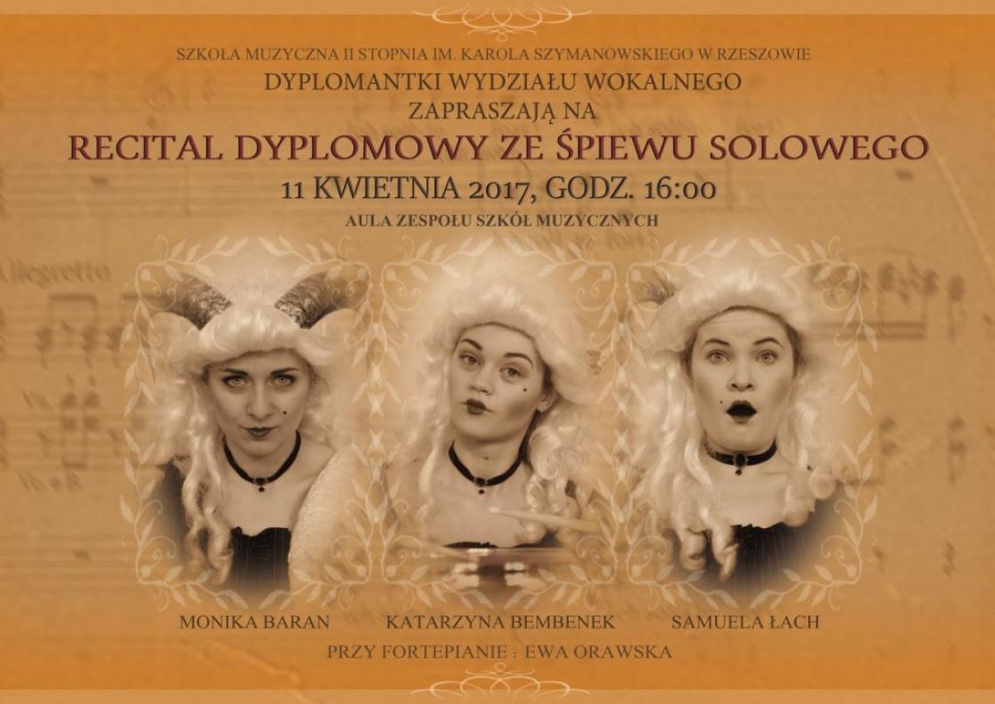 Koncert dyplomantów ZSM nr 1 w Rzeszowie