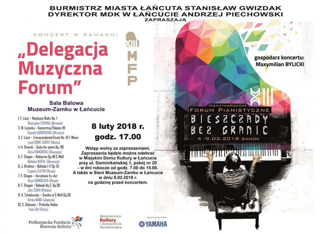 Delegacja Muzyczna Forum na Zamku w Łańcucie