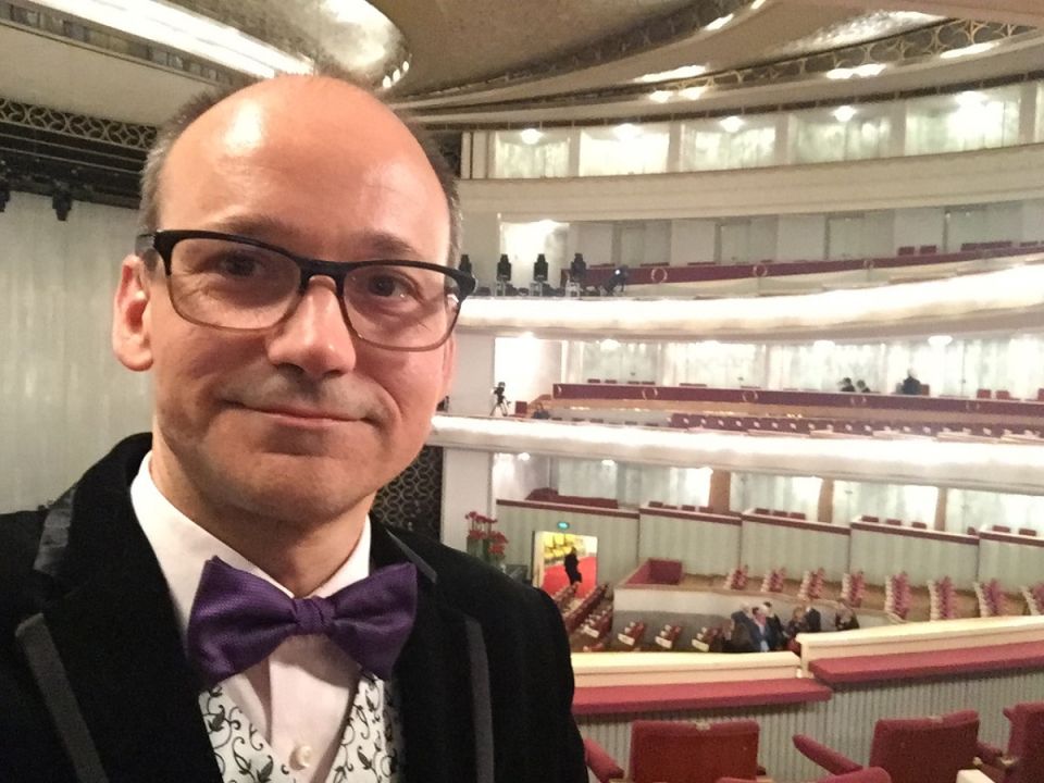 Krzysztof Korwin-Piotrowski, dyrektor artystyczny Fundacji &quot;ORFEO&quot; im. Bogusława Kaczyńskiego w Teatrze Wielkim Operze - Narodowej w Warszawie (2019 rok)