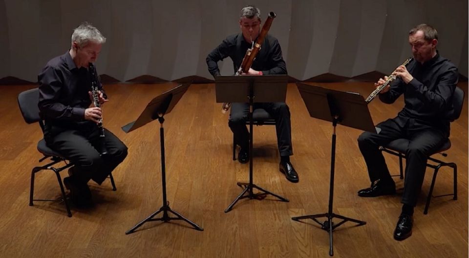 LLLeggiero Woodwind Trio w składzie: Maksymilian Lipień (obój), Piotr Lato (klarnet) i Damian Lipień (fagot)