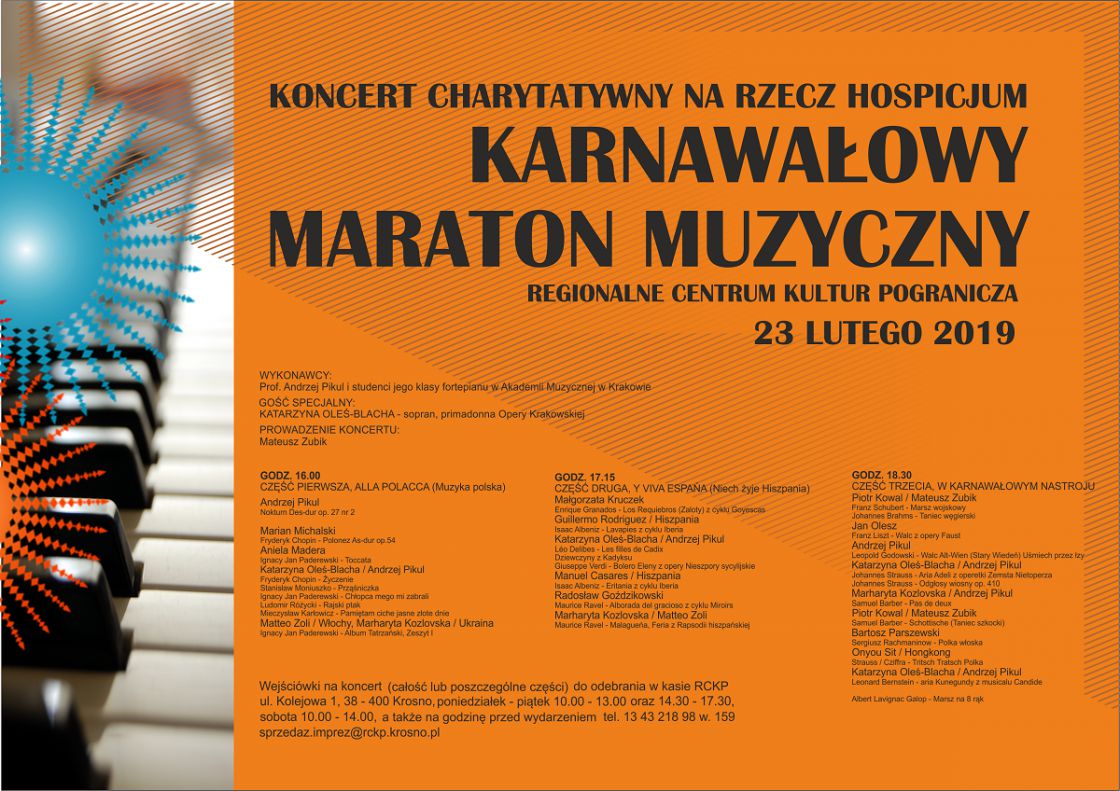 KARNAWAŁOWY MARATON MUZYCZNY W KROŚNIE