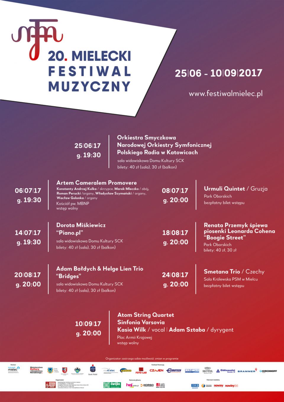 20. Mielecki Festiwal Muzyczny