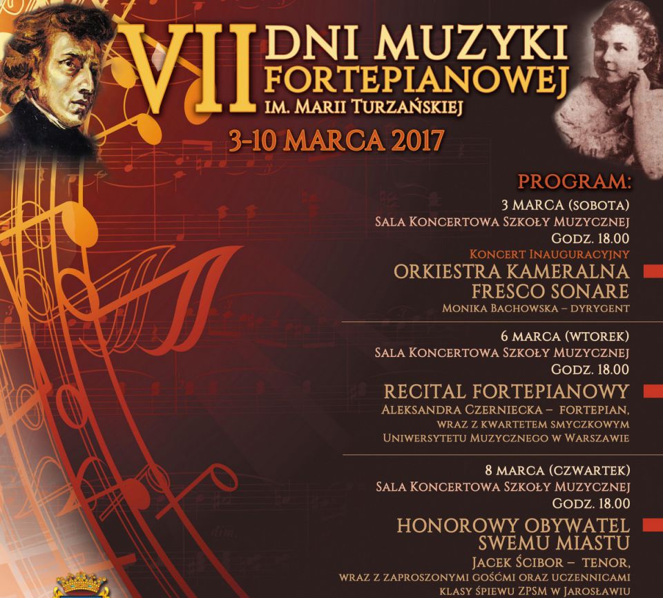 VII Dni Muzyki Fortepianowej im. Marii Turzańskiej w Jarosławiu