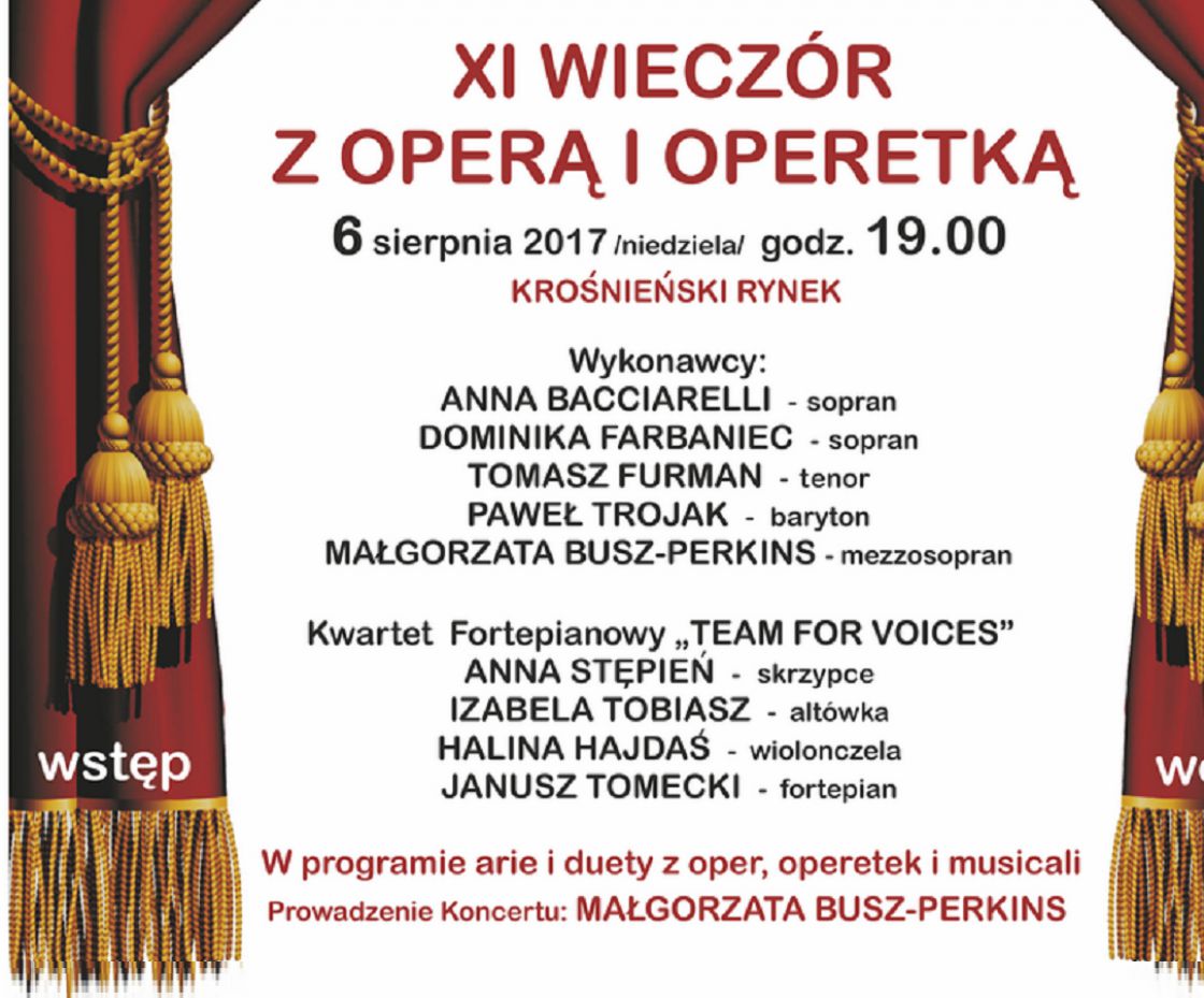 XI Wieczór z Operą i Operetką w Krośnie