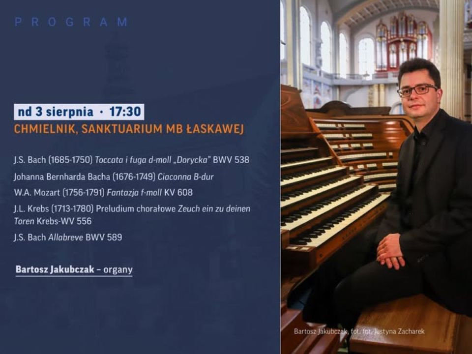 35. Podkarpacki Festiwal Organowy - Koncert w Chmielniku