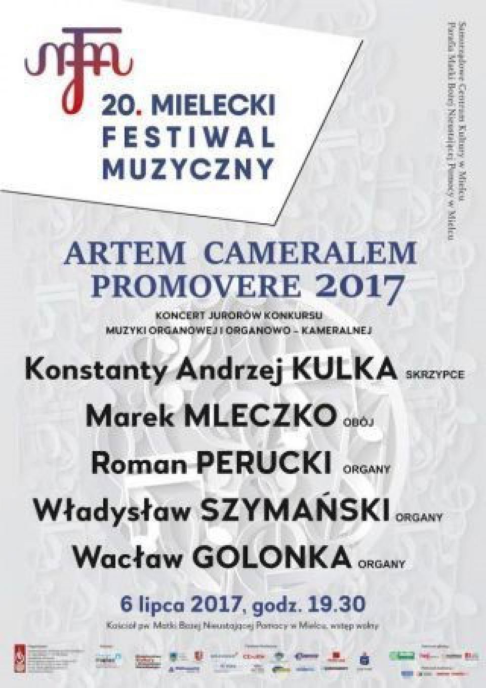 Koncert Jurorów Artem Cameralem Promovere