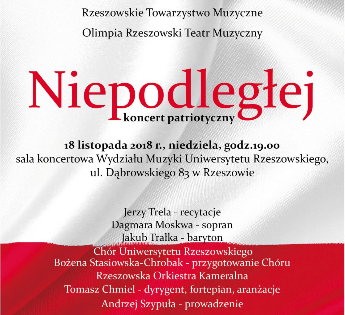 Niepodległej - koncert patriotyczny