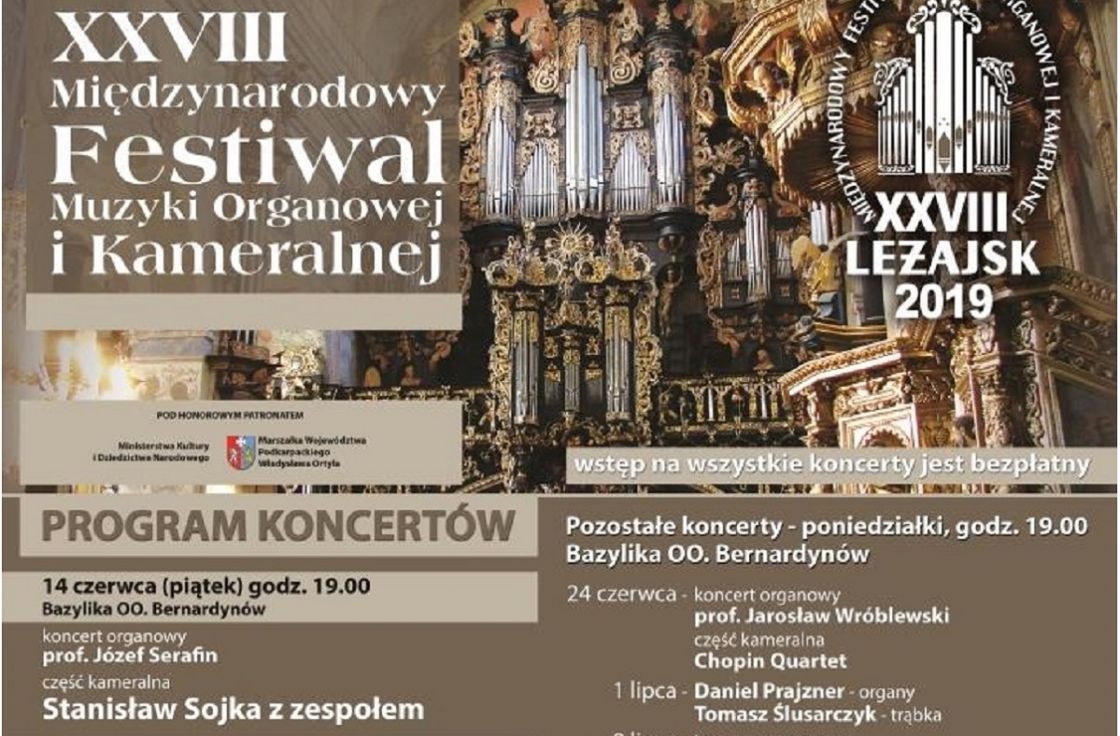 Międzynarodowy Festiwal Muzyki Organowej i Kameralnej w Leżajsku